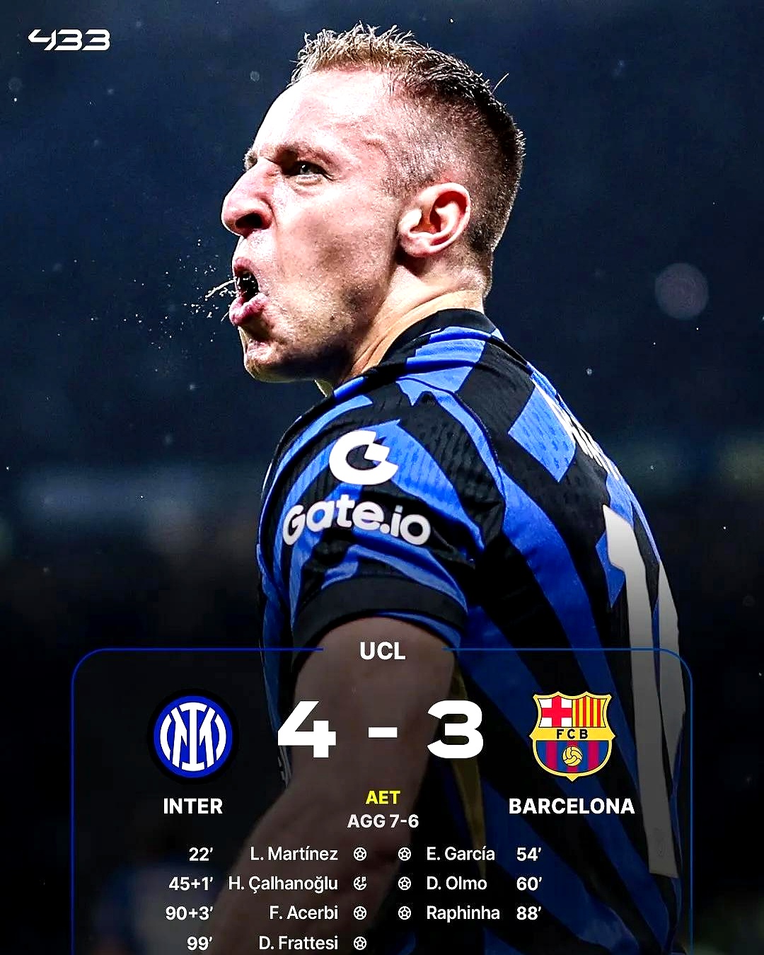 国米主场逆转战胜对手，豪取关键三分